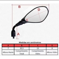 Retrovisor Universal para Motos: Segurança e Visibilidade Ampliada - imagem 3