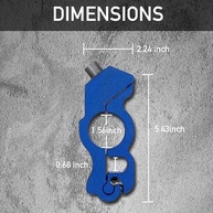 Trava Antirroubo Vofstand para Moto: Segurança CNC Heavy Duty para Acelerador e Freio - imagem 3