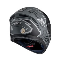 Capacete Peels Spike 2 STK: Segurança e Estilo para Sua Moto - Cinza Dark Fosco e Preto - imagem 5