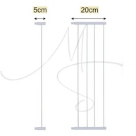 Cerca Grade para Porta e Portão com Pressão - Segurança para Pets e Crianças | 70 a 99 cm - imagem 4