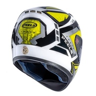 Capacete Fechado Peels Icon 23 Track Branco/Amarelo - Segurança e Estilo para Sua Moto - imagem 4