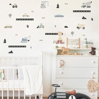 Kit Adesivos Infantil Lavável para Quarto de Bebê - Designs Criativos e Seguros para Meninos e Meninas - imagem 2