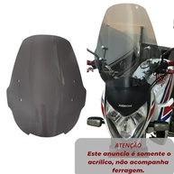 Para-brisa Bolha Acrílico Fumê Sem Ferragem para Carenagem de Moto - Estilo e Proteção - imagem 5