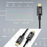 Cabo HDMI 8K Fibra Óptica 8m - 48Gbps, 8K@60Hz, 4K@120Hz, HDR, eARC para PS5/Xbox Series X/S - imagem 4