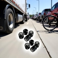 8 Tampas de Válvula de Pneu Estampa Vaca - Estilo e Proteção para Seu Carro - imagem 5