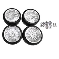 Rodas e Pneus 1/10 Prata: Performance e Durabilidade Superior para seu Carro RC - imagem 2