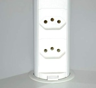 Torre de Tomadas Retrátil Branca Multiplug: Elegância e Praticidade para Seu Espaço - imagem 3