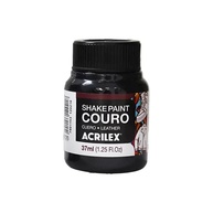 Tinta para Couro Shake Paint 37ml Preto - Acrilex 520 | Acabamento Profissional - imagem 1