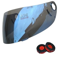 Viseira Azul Iridium para Capacete Shark S600/S650/S700/S800/S900/Openline - Estilo e Proteção Premium - imagem 3