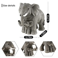 Estátua de Elefante em Resina - Decoração Elegante e Simbólica para Casa e Escritório - imagem 4
