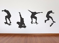 Adesivo de Parede Infantil Skate Sk8 - Decoração Moderna e Divertida para Quartos - imagem 2