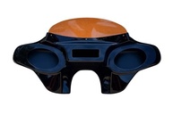 Carenagem Batwing QK Racing para Harley Softail Deluxe (1987-2017) com Para-brisa e Suporte para Alto-falante 6x9 - imagem 4