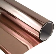 Película Solar Bronze Espelhado para Janela - Proteção UV e Controle de Calor 3m x 50cm - imagem 1