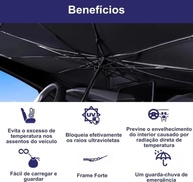 Protetor de Para-brisa de Carro: Solução Térmica e Dobrável para Proteção UV - imagem 5