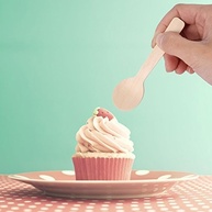 100 Colheres de Madeira Descartáveis Ecológicas – Leves e Versáteis para Sorvete, Sopas e Sobremesas - imagem 3