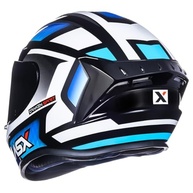 Capacete Fechado Draken Spirit Azul e Branco: Segurança e Estilo para Sua Moto - imagem 3