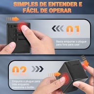 Adaptador Tomada Universal Inteligente: Carregamento Rápido Global para suas Viagens - imagem 5