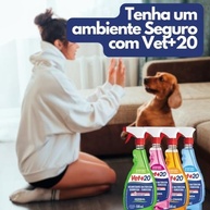 Vet+20 Desinfetante Pronto Uso Lavanda 500ml - Germicida e Bactericida para Superfícies - imagem 4
