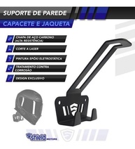 Kit 4 Suportes de Parede Premium para Capacete e Jaqueta - Organize seu Espaço com Estilo! - imagem 3