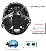 Capacete de Trabalho Tontron Azul - Segurança e Conforto para Escalada (Tamanho G) - imagem 4