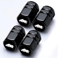 Tampas de Válvula Rinoceronte em Liga de Alumínio - Proteção e Estilo para Seus Pneus - imagem 2
