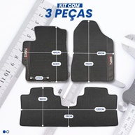 Jogo de Tapetes Automotivos Emborrachados Premium para Toyota Yaris (2018-2025) - 3 Peças - imagem 3