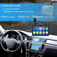 Tela Touchscreen 6.5" para VW Jetta, Passat, Tiguan, Polo, Magotan (2016-2019) - Reposição MIB STD2/MIB2 - imagem 4