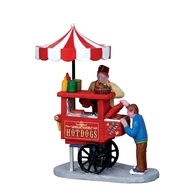 Lemax Carrinho de Cachorro-Quente em Resina - Decoração Temática para Christmas Village - imagem 1