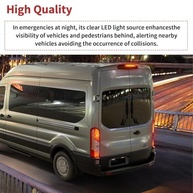 Terceira Luz de Freio LED para Ford Transit 150/250/350HD (2018-2019) - Segurança e Visibilidade Aprimoradas - imagem 5