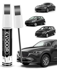 Tinta de Retoque Metálica Cinza 46G para Mazda - Caneta 2 em 1 com Cobertura Perfeita para Arranhões e Lascas - imagem 2