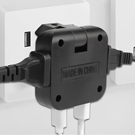Adaptador Tomada Articulado Giratório 360° com USB - Essencial para Viagens e Casa - imagem 4