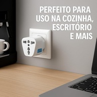 Adaptador de Tomada Universal Bivolt: Conecte Seu Mundo Globalmente (UK/EU para BR) - imagem 5