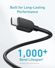Cabo HDMI Anker 8K 60Hz 3m: Imersão Total em 4K 120Hz para PS5, Xbox e TVs - imagem 5