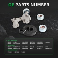 Kit Polia Tensor Correia Transmissão 4 Peças para Lexus ES350 RX350 e Toyota Avalon Camry Sienna - imagem 4