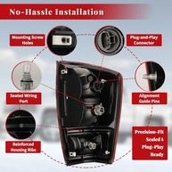 Conjunto de Luzes Traseiras SAWVIVA para Toyota Tacoma 2005-2015 - Lado Motorista e Passageiro - imagem 3