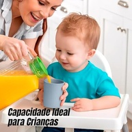 Copo de Silicone NT-4 240ml Azul - Seguro, Sem BPA, Ideal para Bebês e Crianças em Fase de Transição - imagem 5