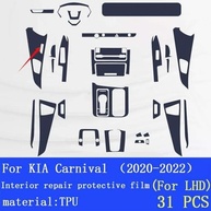 Película Protetora TPU Transparente para Console Central KIA Carnival 2020-2023: Proteção Antiarranhões e Estilo - imagem 5