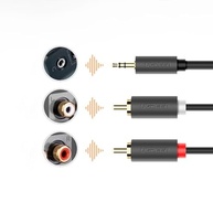 Cabo Ugreen 3.5mm para 2RCA 1.5M: Som Puro e Conexão Estável - imagem 4