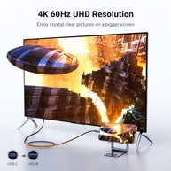 Cabo UGREEN USB-C para HDMI 4K@60Hz: Transforme sua Tela com Qualidade Superior - imagem 3