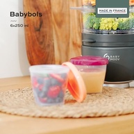 Babymoov Frascos de Comida para Bebê 6 Unidades | Armazenamento Seguro e Prático - imagem 3