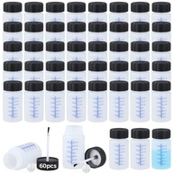 Garrafas para Tinta de Retoque 60g com Bola de Mistura e Pincel Aplicador - 60 Unidades - imagem 2