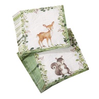 Guardanapos Decorativos Woodland para Chá de Bebê - 30 Unidades | Tema Floresta Encantadora - imagem 1