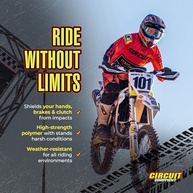 Protetor de Mão Circuit Equipment Dakar Universal: Proteção e Estilo para Sua Moto - imagem 4
