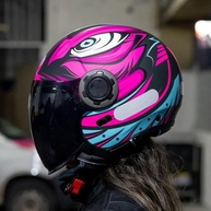 Capacete Nzi Ringway Duo Ocelo: Estilo Vintage e Segurança para Sua Pilotagem Urbana - imagem 4