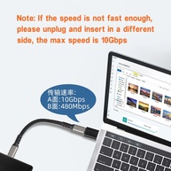 Adaptador USB para USB-C 10Gbps: Velocidade e Versatilidade - imagem 2