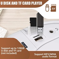 Retekess TR621: Boombox Moderno com CD, Cassete, Rádio AM/FM, USB e TF - Som Estéreo para Sua Casa - imagem 5