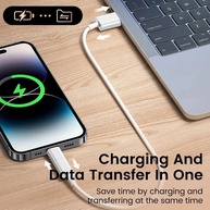 Adaptador USB-C para iPhone: Carregue e Transfira Dados! - imagem 2