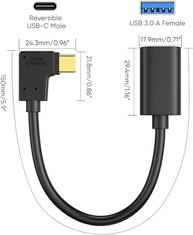 Adaptador USB-C para USB 3.0: 90° e OTG - imagem 2