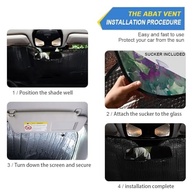 Para-Brisa Aquarela Girassóis com Bloqueio UV - Proteção Solar Dobrável para Carros - imagem 3