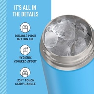Garrafa Térmica Thermos FUNtainer 473ml - Denim Blue | Isolamento a Vácuo para Bebidas Frias - imagem 5